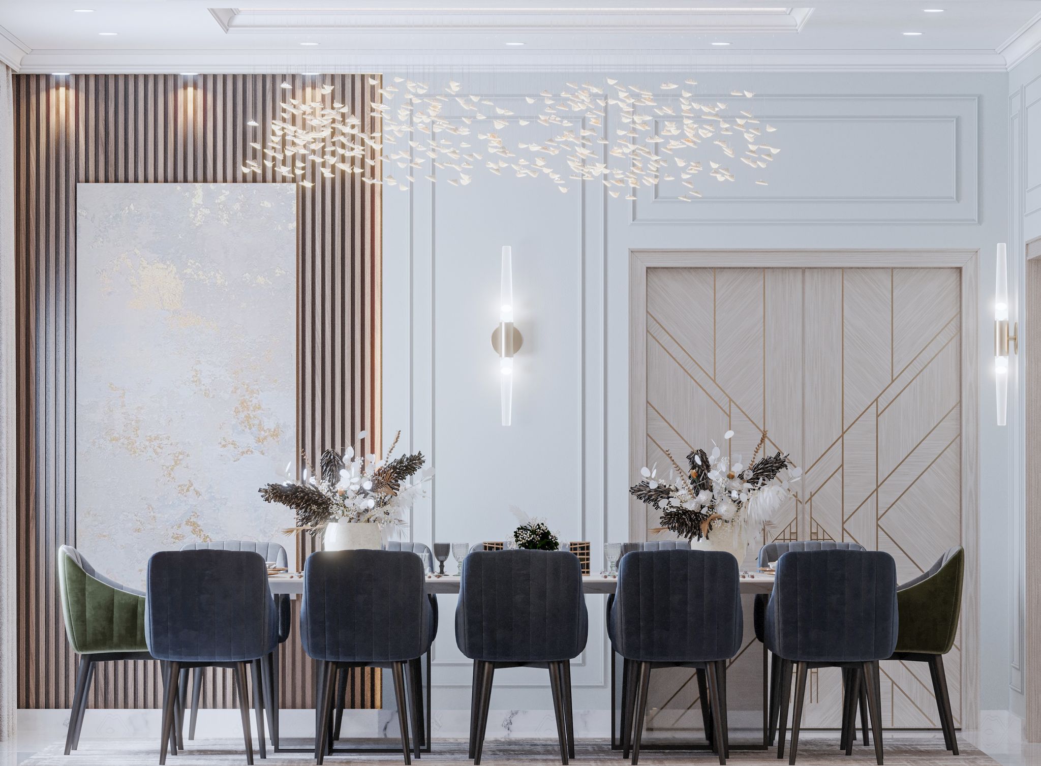 مصابيح الجدار Sconces العصرية لإضاءة أنيقة في الديكور الداخلي الحديث